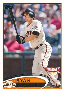 2012 Topps Emerald Nuts San Francisco Giants #SF23 Ryan Theriot Front