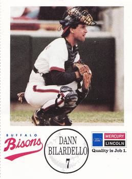 1990 Buffalo Bisons #NNO Dann Bilardello Front