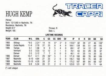 1990 Buffalo Bisons #NNO Hugh Kemp Back