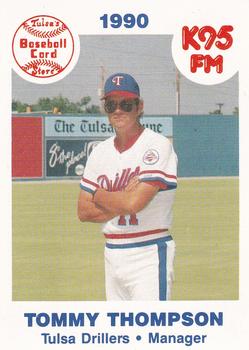 1990 Tulsa Drillers #25 Tommy Thompson Front