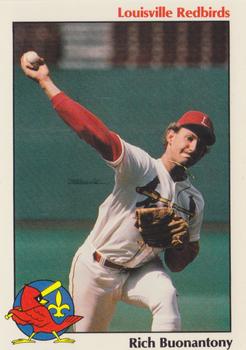 1988 Louisville Redbirds #12 Rich Buonantony Front