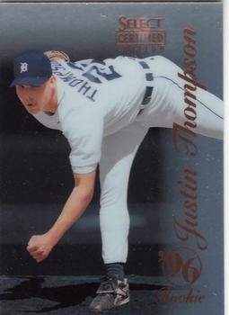 1996 Select Certified #127 Justin Thompson Front