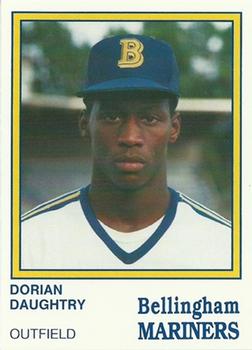 1987 Bellingham Mariners #4 Dorian Daughtry Front