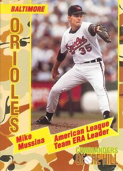 1993 Topps/Coca-Cola Commanders of the Hill #2 Mike Mussina Front