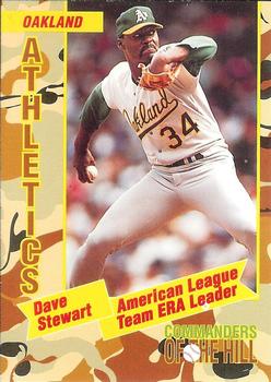 1993 Topps/Coca-Cola Commanders of the Hill #12 Dave Stewart Front