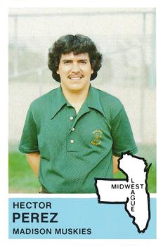 1982 Fritsch Madison Muskies #32 Hector Perez Front