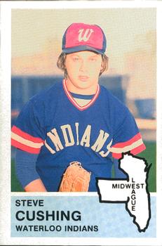 1982 Fritsch Waterloo Indians #15 Steve Cushing Front