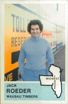 1982 Fritsch Wausau Timbers #3 Jack Roeder Front
