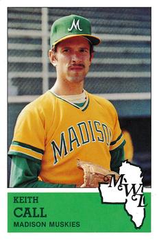1983 Fritsch Madison Muskies #14 Keith Call Front