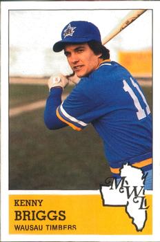 1983 Fritsch Wausau Timbers #29 Kenny Briggs Front
