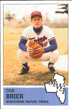 1983 Fritsch Wisconsin Rapids Twins #1 Coe Brier Front