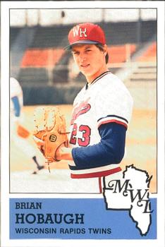 1983 Fritsch Wisconsin Rapids Twins #17 Brian Hobaugh Front