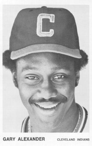 1979 Cleveland Indians Postcards #NNO Gary Alexander Front