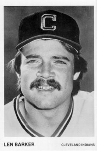 1980 Cleveland Indians #NNO Len Barker Front