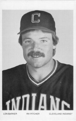 1982 Cleveland Indians #NNO Len Barker Front