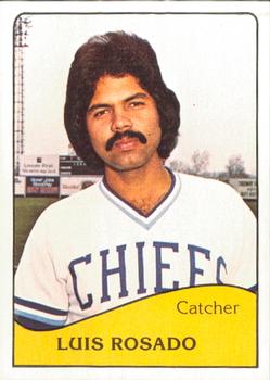 1979 TCMA Syracuse Chiefs #18 Luis Rosado Front