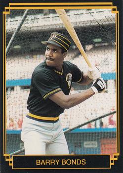 1988 Pacific Cards & Comics Big League All-Stars Series 3 (unlicensed) #8 Barry Bonds Front