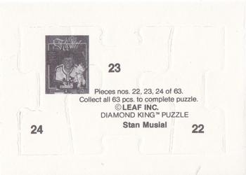 1988 Donruss - Stan Musial Puzzle #22-24 Stan Musial Back