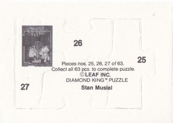 1988 Donruss - Stan Musial Puzzle #25-27 Stan Musial Back