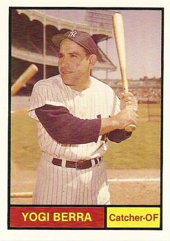 1982 Galasso 1961 World Champions New York Yankees #2 Yogi Berra Front