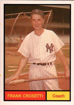 1982 Galasso 1961 World Champions New York Yankees #6 Frankie Crosetti Front