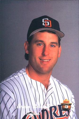 1991 San Diego Padres Smokey #8 Brian Dorsett Front