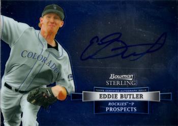 2012 Bowman Sterling - Prospect Autographs #BSAP-EB Eddie Butler Front