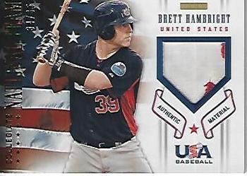 2012 Panini USA Baseball - Collegiate National Team Patches #11 Brett Hambright Front