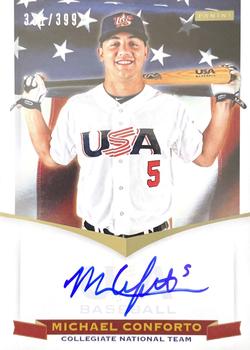 2012 Panini USA Baseball - Collegiate National Team Signatures #4 Michael Conforto Front