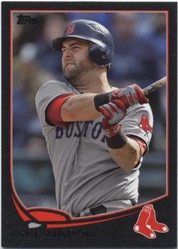 2013 Topps - Black #659 Mike Napoli Front