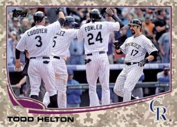 2013 Topps - Camo #532 Todd Helton Front