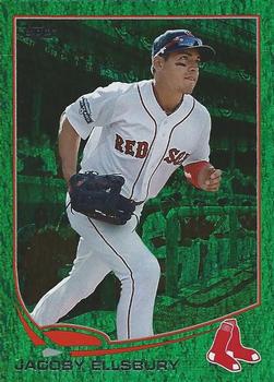 2013 Topps - Emerald Foil #241 Jacoby Ellsbury Front