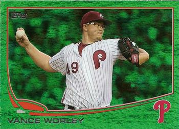 2013 Topps - Emerald Foil #249 Vance Worley Front
