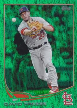2013 Topps - Emerald Foil #658 David Freese Front