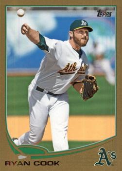 2013 Topps - Gold #48 Ryan Cook Front
