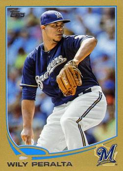 2013 Topps - Gold #381 Wily Peralta Front