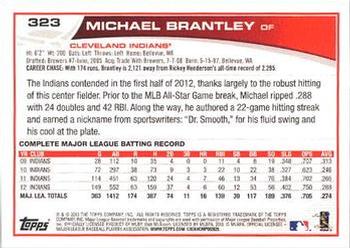 2013 Topps - Platinum #323 Michael Brantley Back