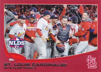 2013 Topps - Red #269 St. Louis Cardinals NLDS Front