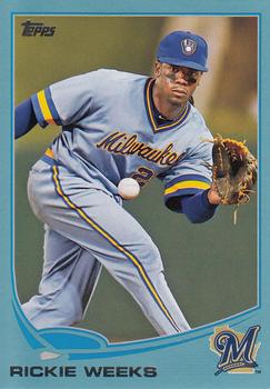 2013 Topps - Blue #123 Rickie Weeks Front