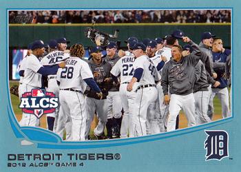 2013 Topps - Blue #179 Detroit Tigers Front