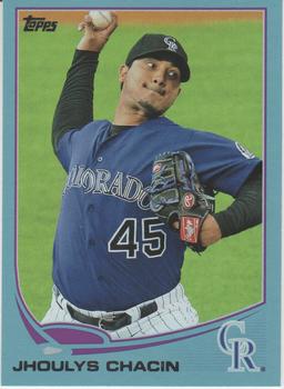 2013 Topps - Blue #613 Jhoulys Chacin Front