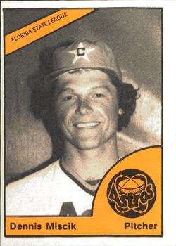 1977 TCMA Cocoa Astros #0079 Dennis Miscik Front