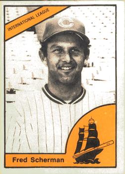 1977 TCMA Columbus Clippers #0098 Fred Scherman Front