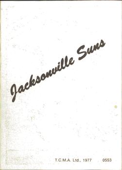 1977 TCMA Jacksonville Suns #0553 Bill Paschall Back