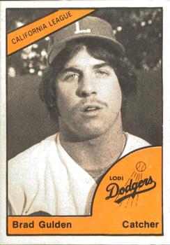 1977 TCMA Lodi Dodgers #0626 Brad Gulden Front