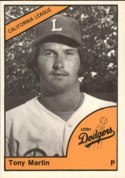 1977 TCMA Lodi Dodgers #0622 Tony Martin Front