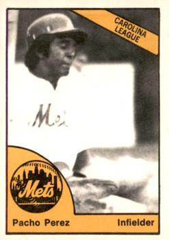 1977 TCMA Lynchburg Mets #0369 Paco Perez Front