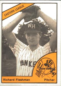 1977 TCMA West Haven Yankees #0685 Richard Fleshman Front