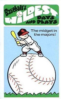 1974 Fleer Official Major League Patches - Baseball's Wildest Days and Plays #4 Midget in Majors - Eddie Gaedel Front