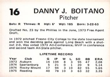 1976 Oklahoma City 89ers #16 Danny Boitano Back